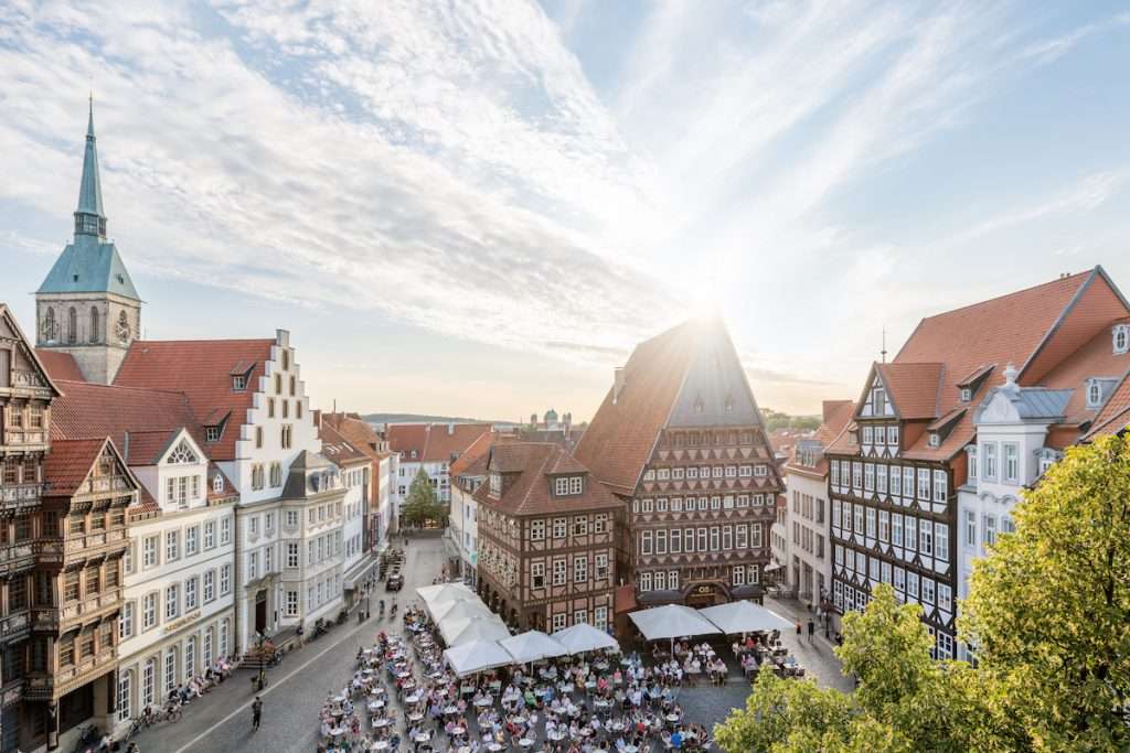 Hildesheim-duitsland-Marktplatz
