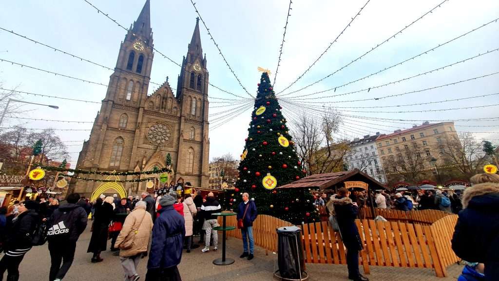 kerstmarkten in Praag
