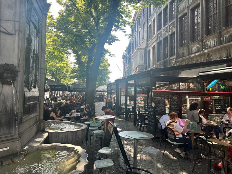 Gezellige terrasjes in Luik