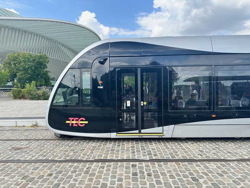 Nieuwe tram in Luik