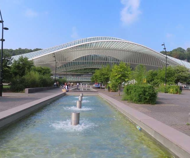 Prachtig nieuw station in Luik