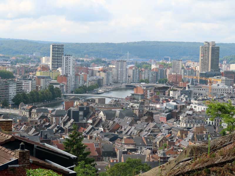 Uitzicht over Luik