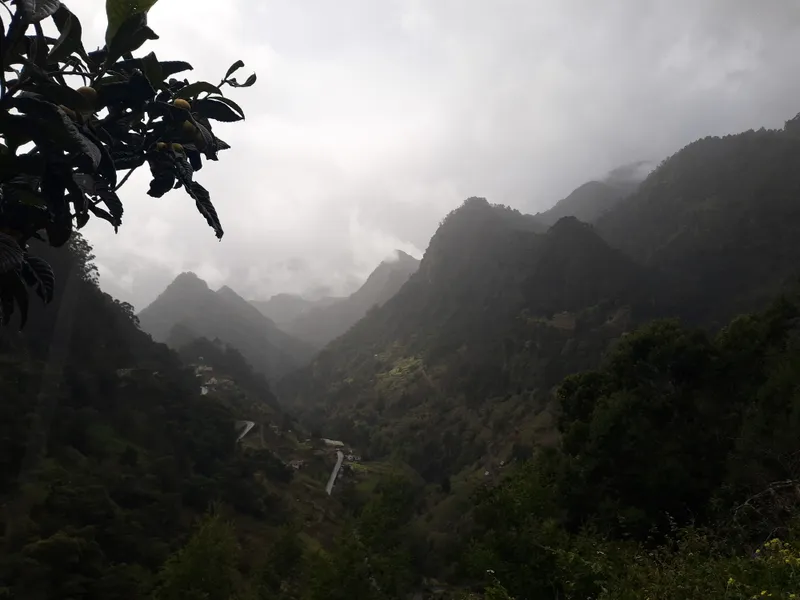 Bergweg op Madeira