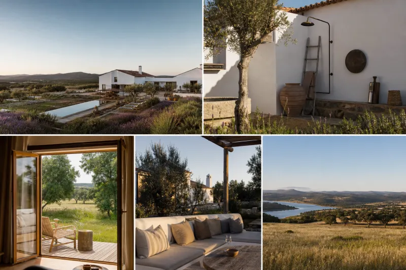 Landelijke weg door Alentejo