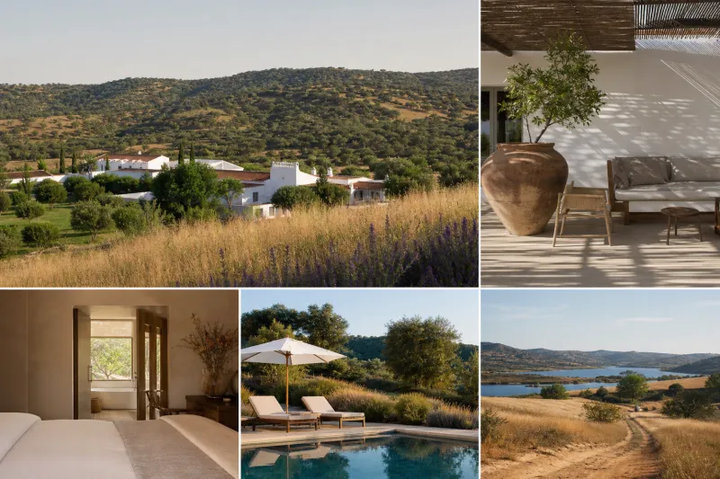 Landschap tijdens een reis door Alentejo