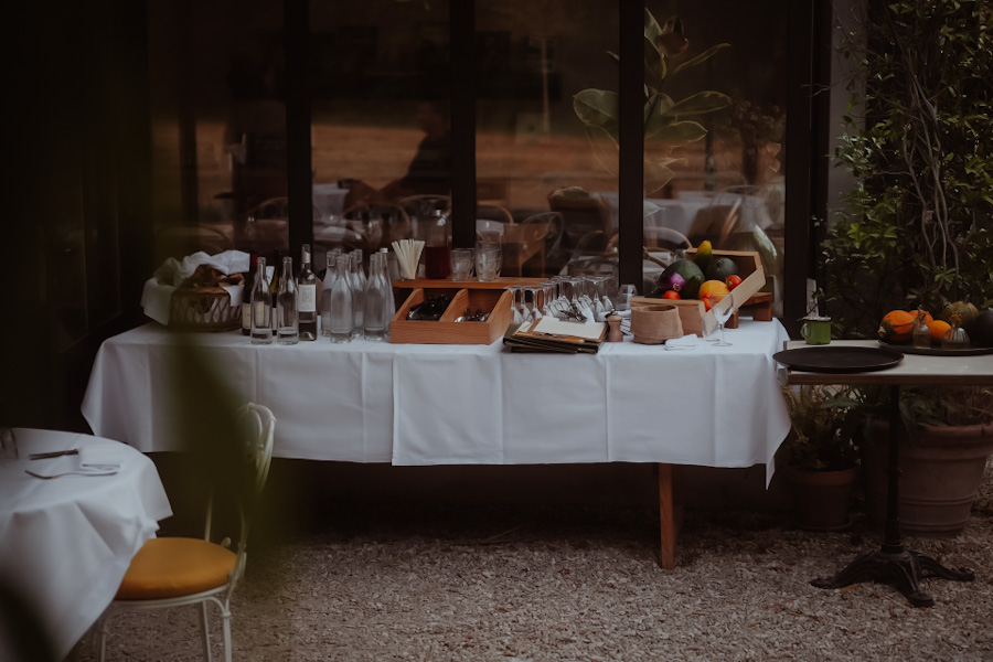 Ontbijtbuffet bij hotel Le Barn