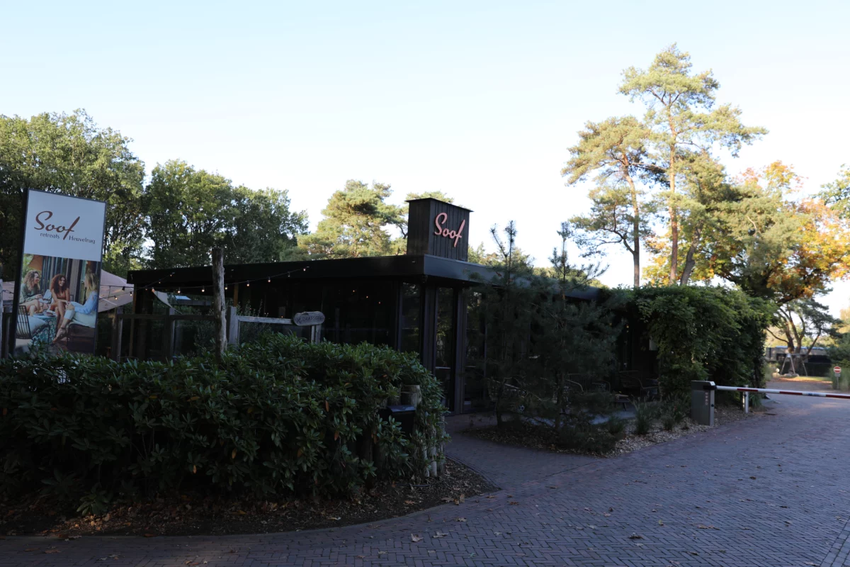 Terras bij Brasserie Soof op Soof Heuvelrug